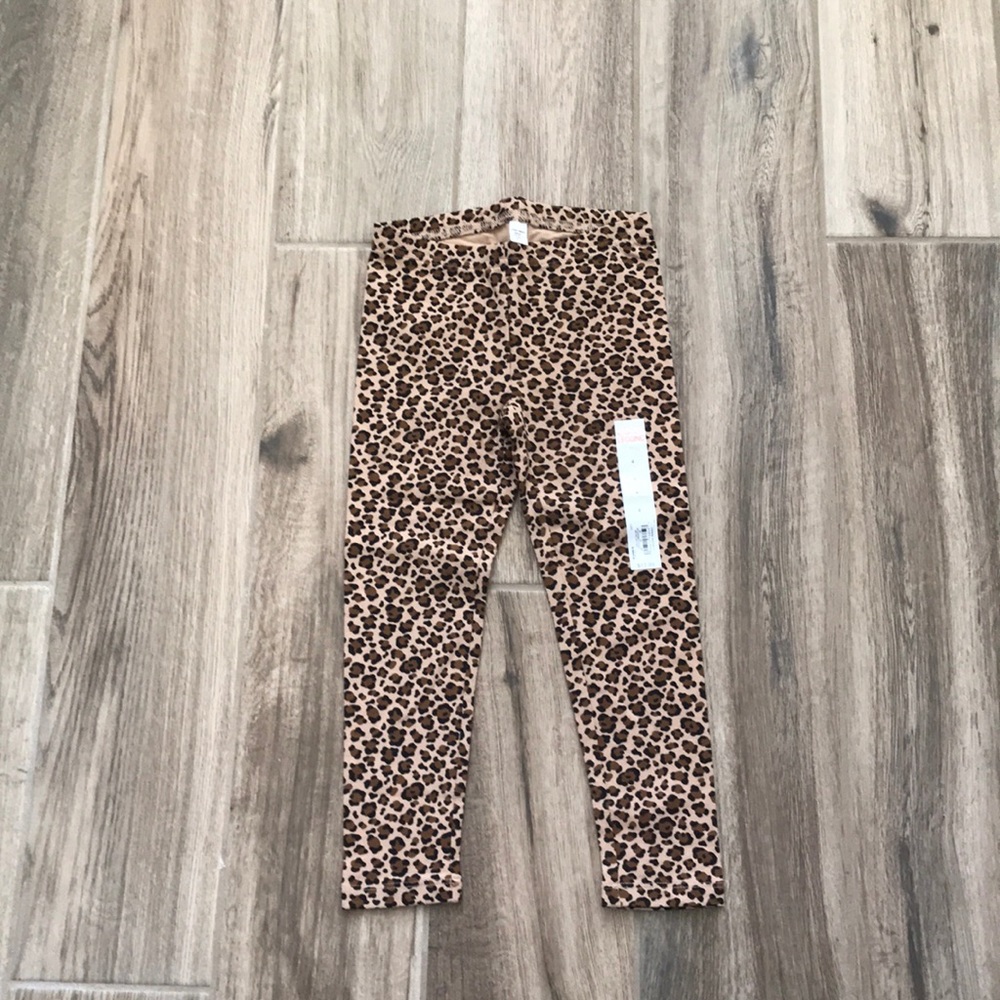 NEW Jumping Beans Cheetah Leggings size 4